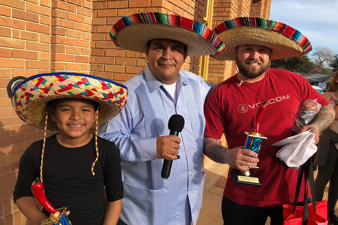 Image of the 2019 Tamale Eating Contest Winners